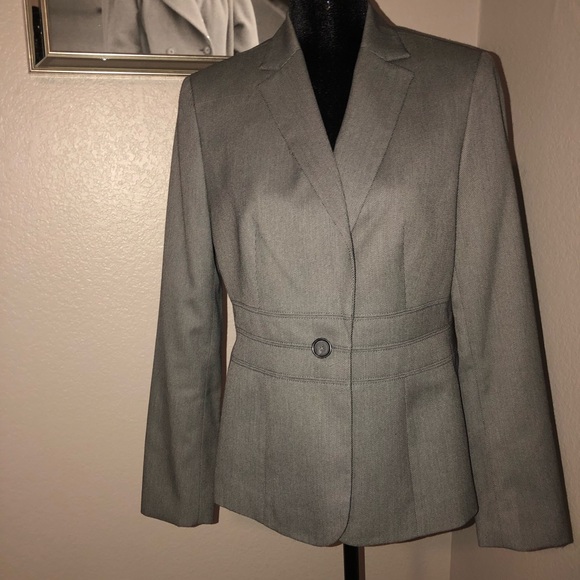 Jones New York Grey stretch BLAZER - Picture 5 of 8